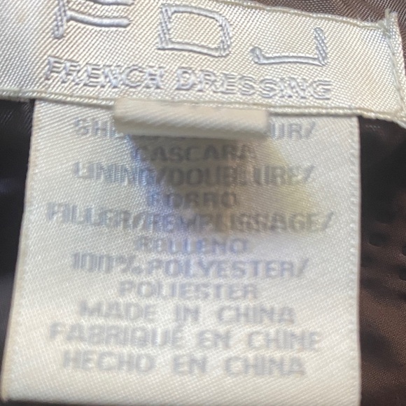 FDJ Quilted Puffer Jacket, Size S Petite - Picture 8 of 8